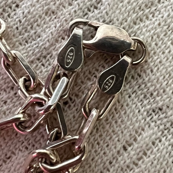 VINTAGE 925 ITALY LARGE STARFISH PENDANT NECKLACE STERLING SILVER HEAVY! - Picture 4 of 7